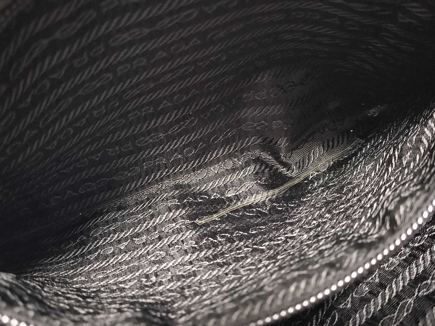 PRADA nylon plastic shoulder bag