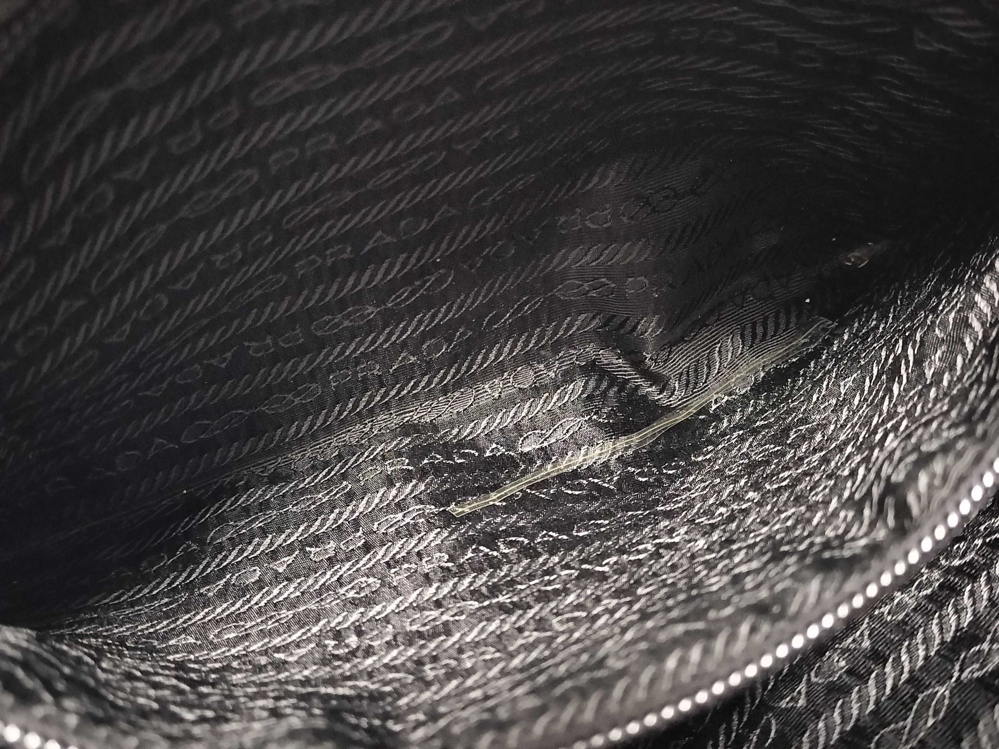 PRADA nylon plastic shoulder bag