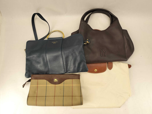 BURBERRY Longchamp etc. 4 tote bags in total