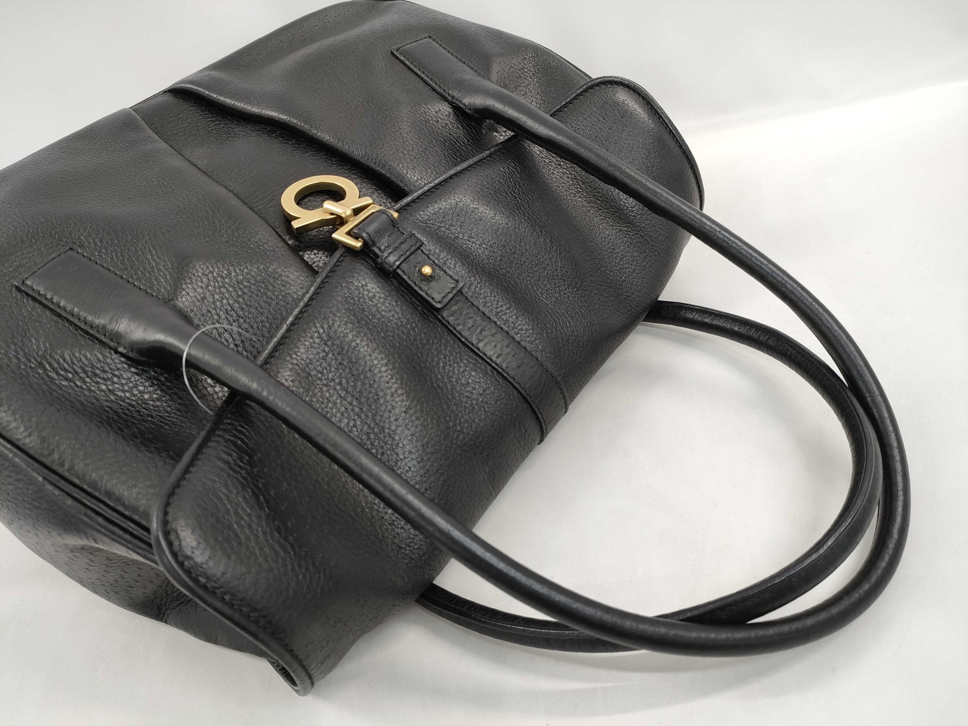 Salvatore Ferragamo Gancini AB-21 6394 Handbag Tote Bag