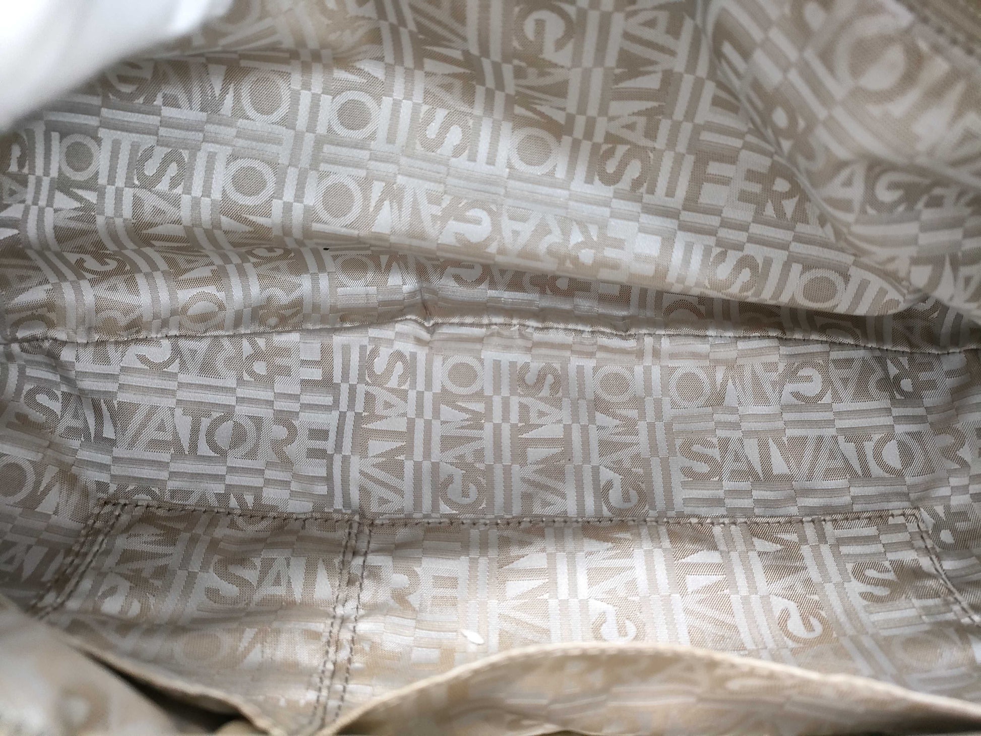 Salvatore Ferragamo Gancini Leather Handbag