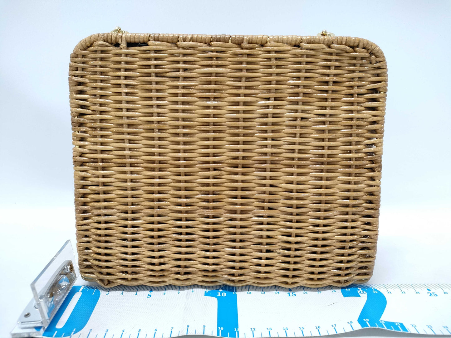 Salvatore Ferragamo Gancini Rattan Chain Shoulder Bag