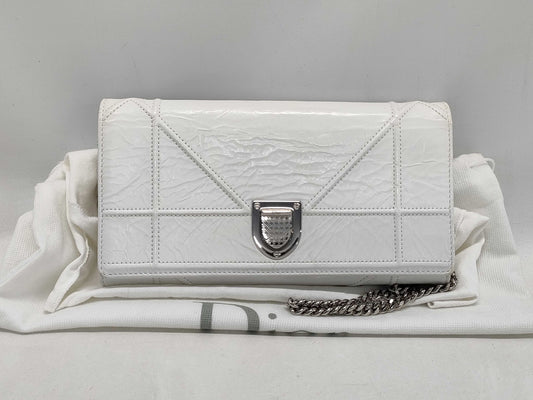 Dior Diorama Leather Chain Wallet Shoulder Bag