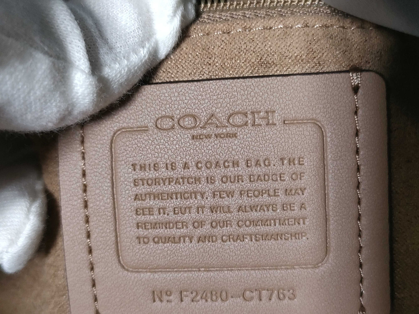 COACH 2-way bag CT763 handbag