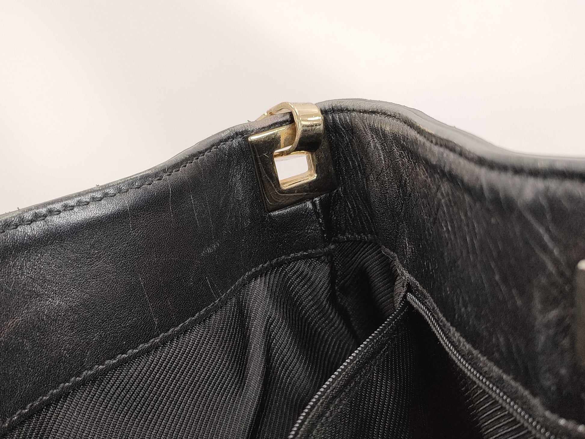 GUCCI GG Canvas Shoulder Bag 33900 GG Pattern Leather Shoulder Bag