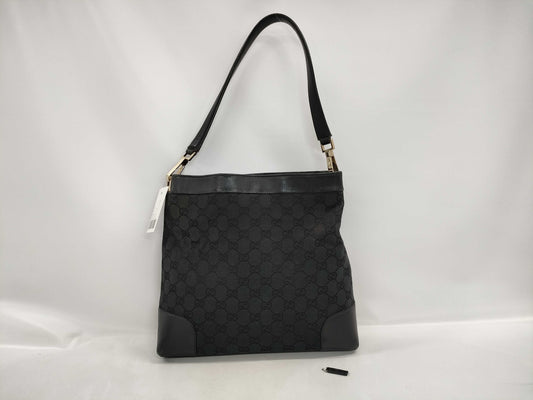 GUCCI GG Canvas Shoulder Bag 33900 GG Pattern Leather Shoulder Bag