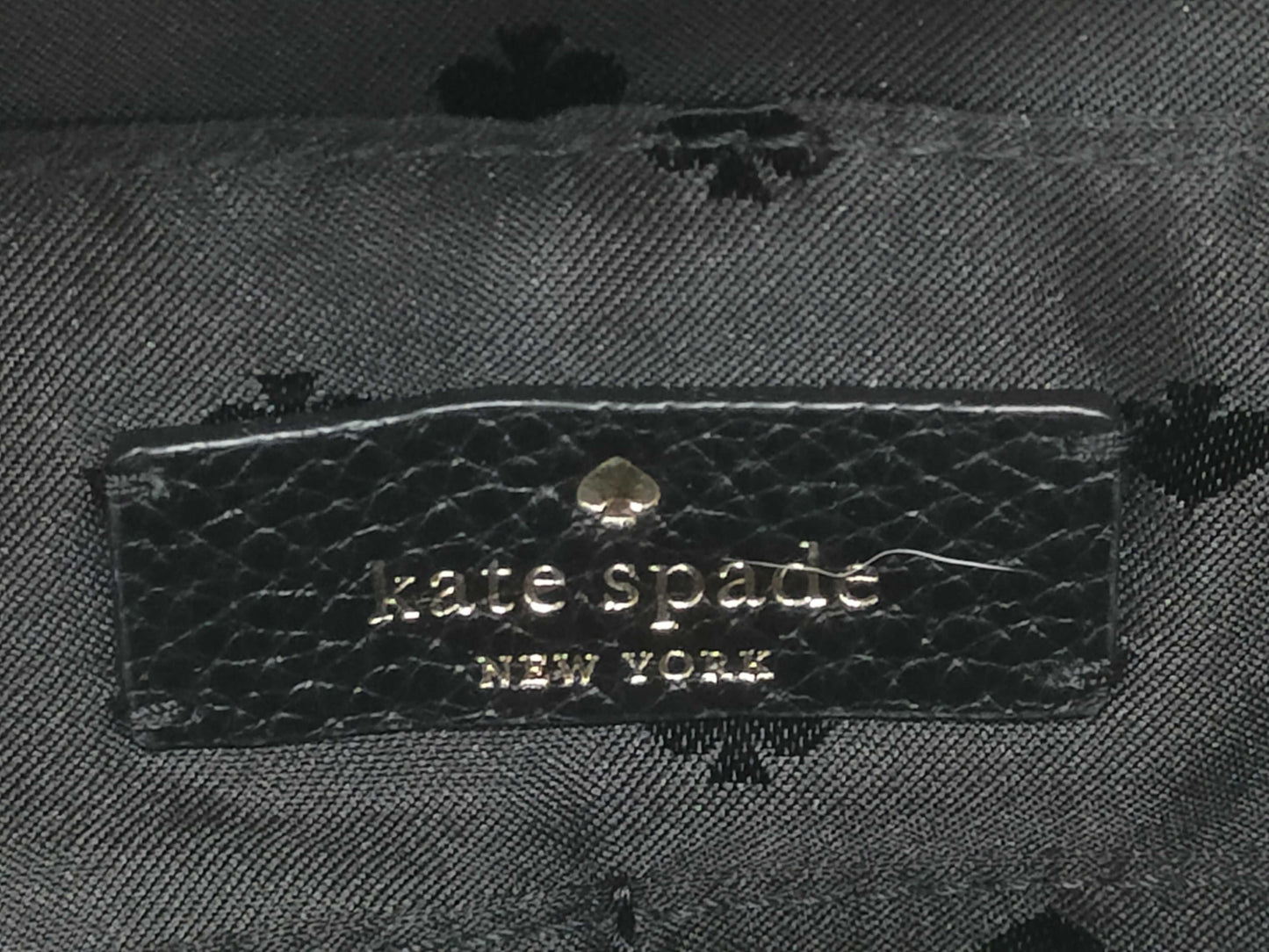 Kate Spade Leather Backpack Black Backpack