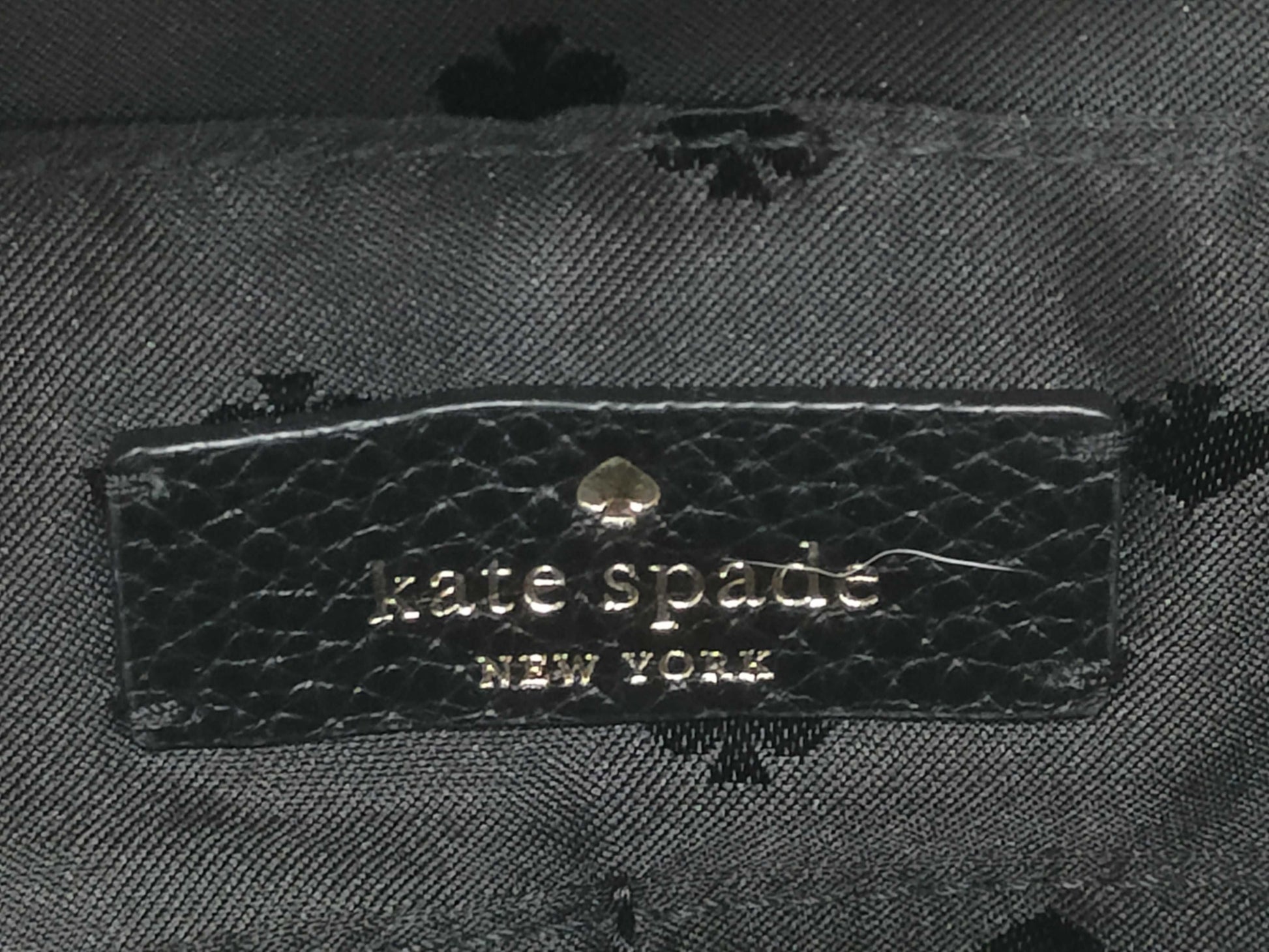 Kate Spade Leather Backpack Black Backpack