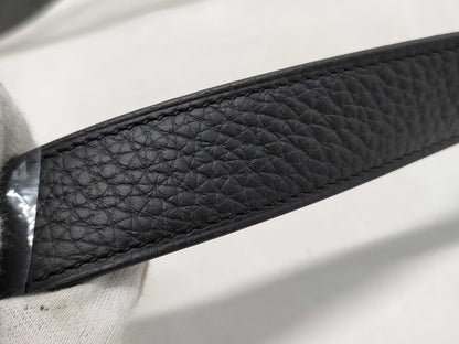 HERMES Lindy Mini Taurillon GD K Stamp Shoulder Bag