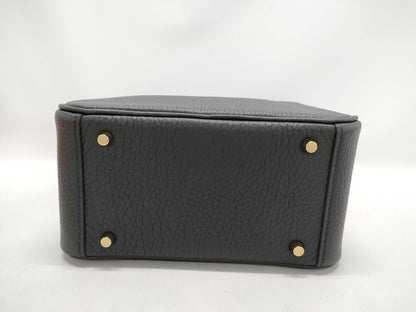 HERMES Lindy Mini Taurillon GD K Stamp Shoulder Bag