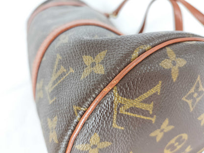 LOUIS VUITTON Monogram Papillon 30 Handbag with Pouch
