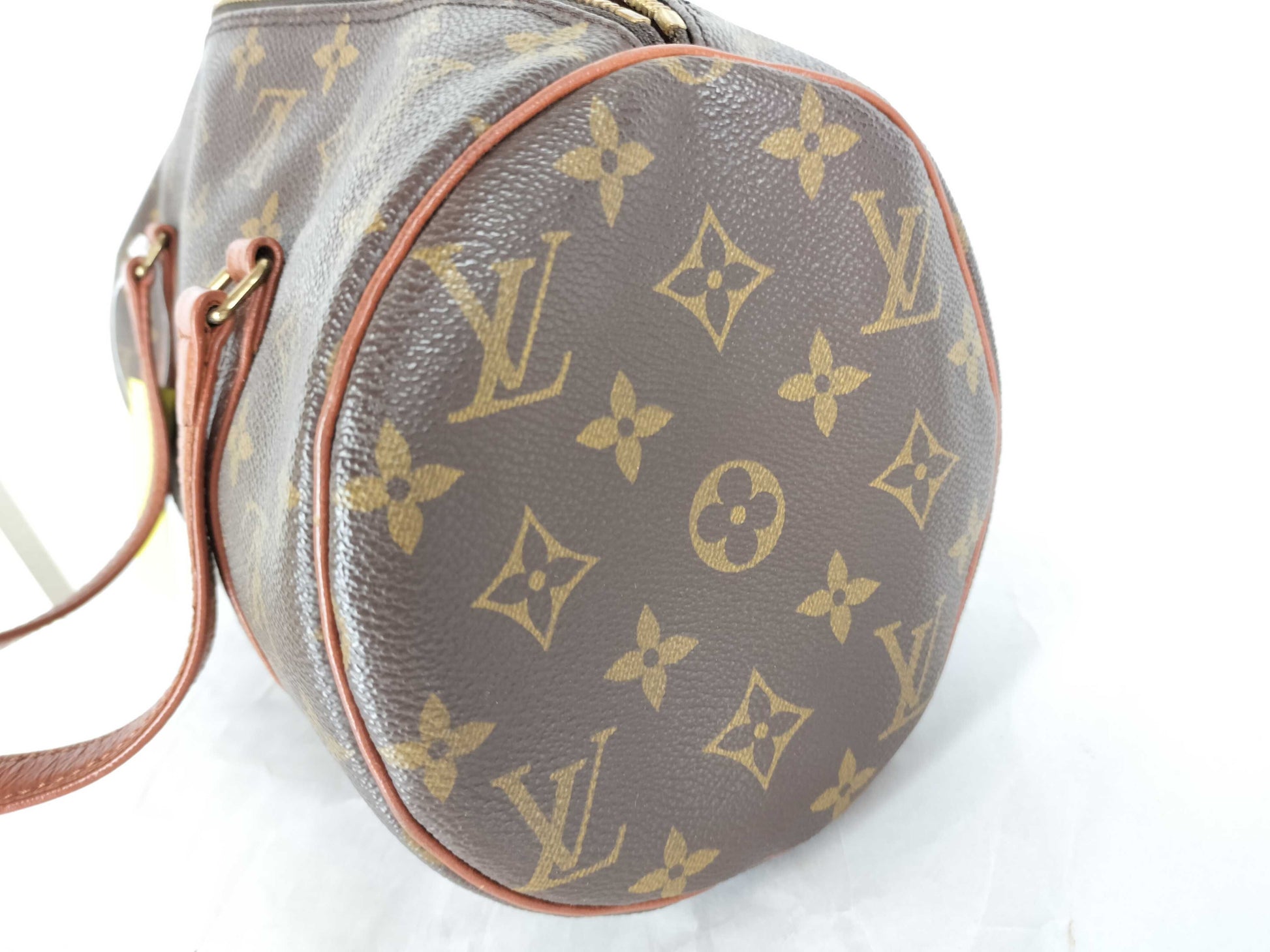 LOUIS VUITTON Monogram Papillon 30 Handbag with Pouch