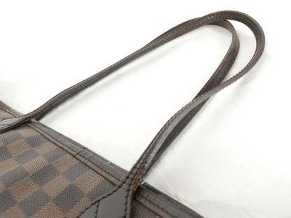 LOUIS VUITTON AR0058 Damier N51105 Neverfull MM Old Model Tote Bag