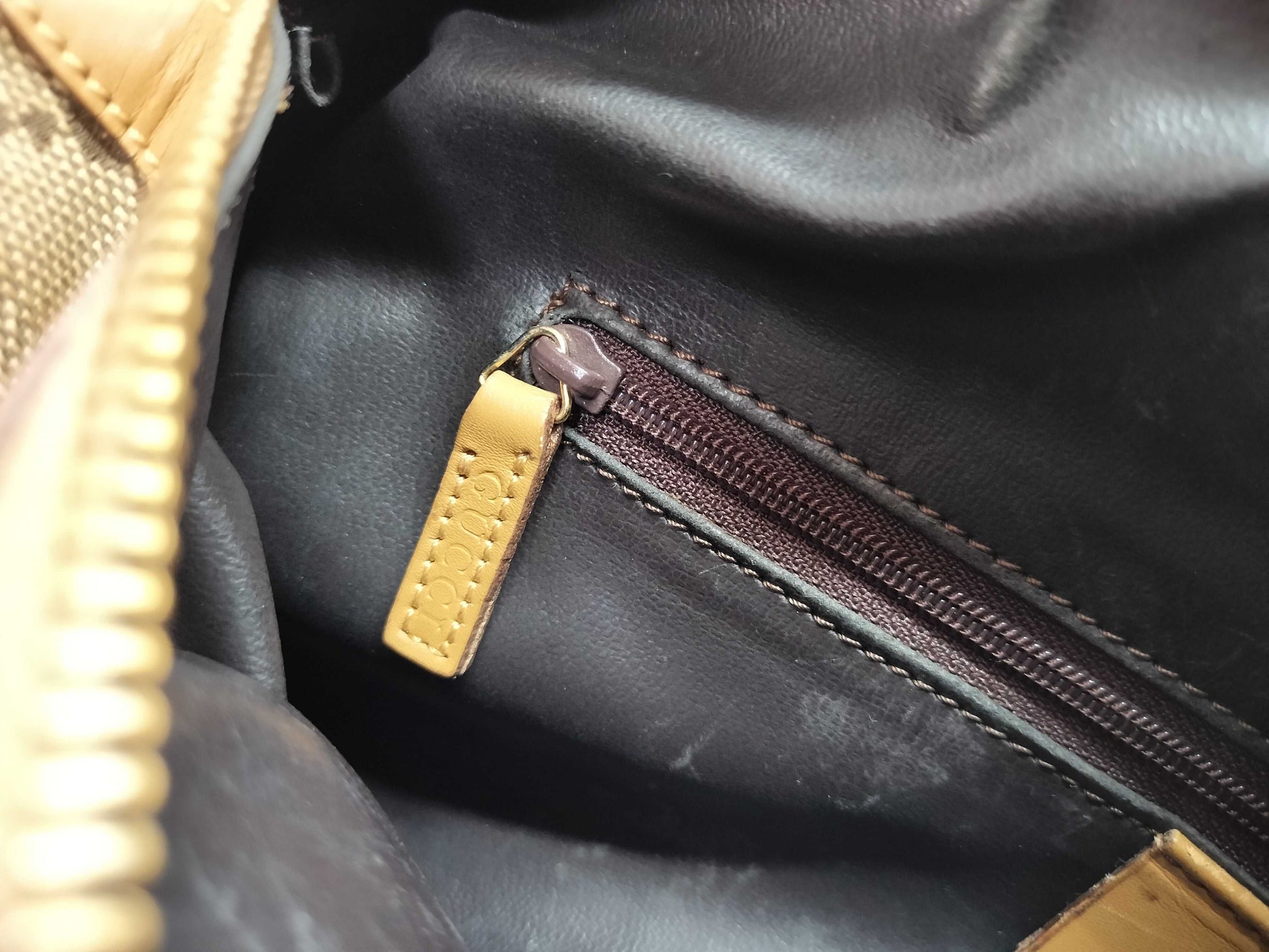 GUCCI GG Canvas 001-0851 002122 Boston Bag with Detached Zipper Top