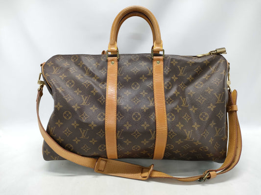 LOUIS VUITTON Monogram M41418 Keepall Bandouliere 45 Boston Bag