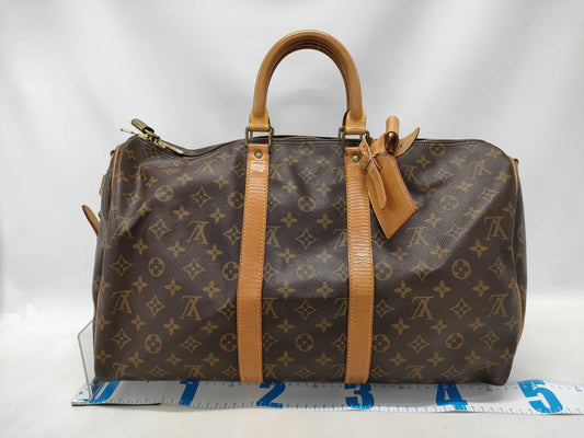 LOUIS VUITTON Monogram M41418 Keepall Bandouliere 45 Boston Bag