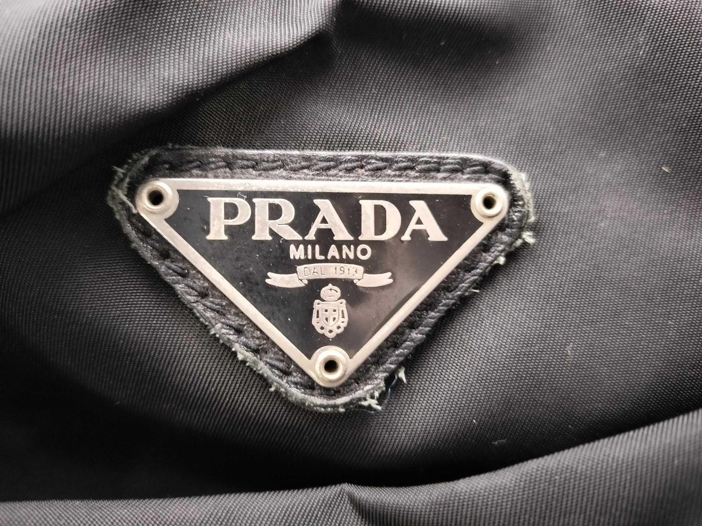 PRADA nylon Boston handbag