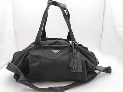 PRADA nylon Boston handbag