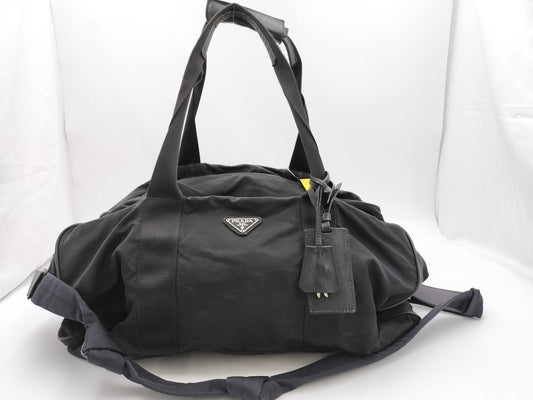 PRADA nylon Boston handbag