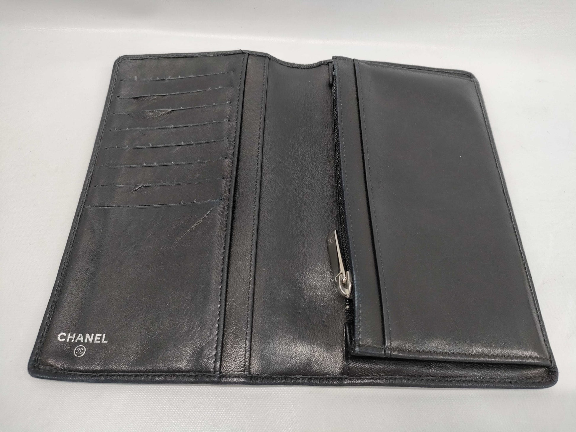 CHANEL Lambskin Mademoiselle Long Wallet