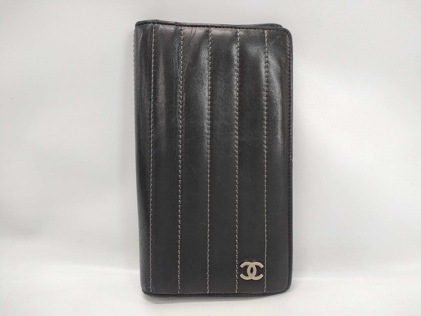CHANEL Lambskin Mademoiselle Long Wallet