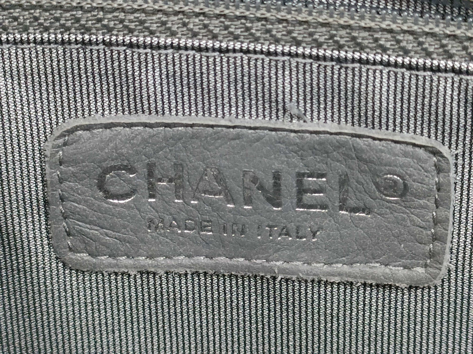 CHANEL Lambskin Mademoiselle Coco Charm Silver Tote Bag