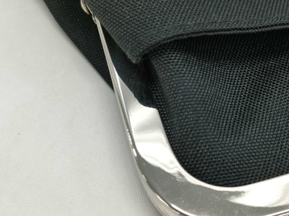 AYANOKOJI Black Label Shoulder Bag with Clasp Closure