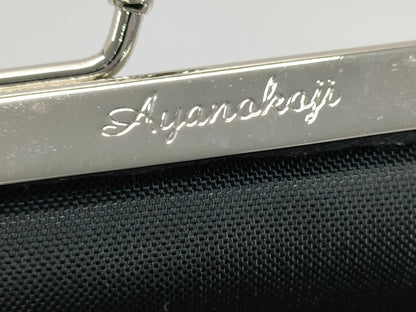 AYANOKOJI Black Label Shoulder Bag with Clasp Closure