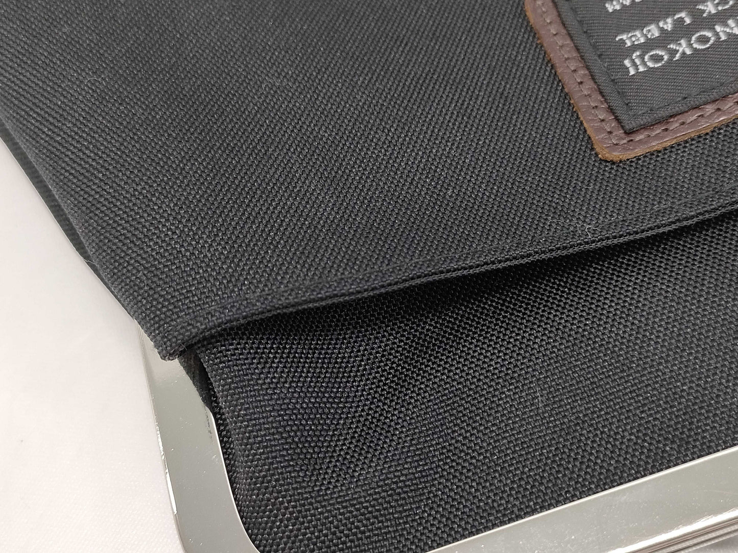 AYANOKOJI Black Label Shoulder Bag with Clasp Closure