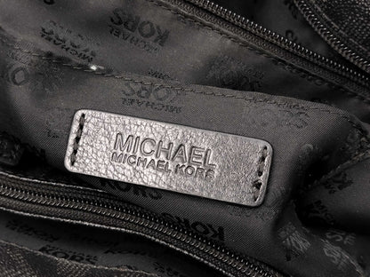 Michael Kors Leather Logo Charm Tote Bag