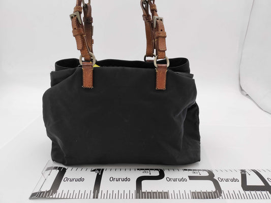 PRADA Tessuto Nylon Tote Bag with White Rust Repair