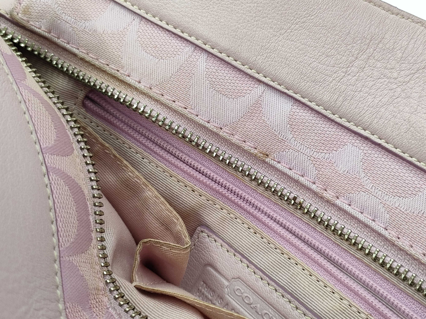 COACH Signature Shoulder/Mini Boston Shoulder Bag