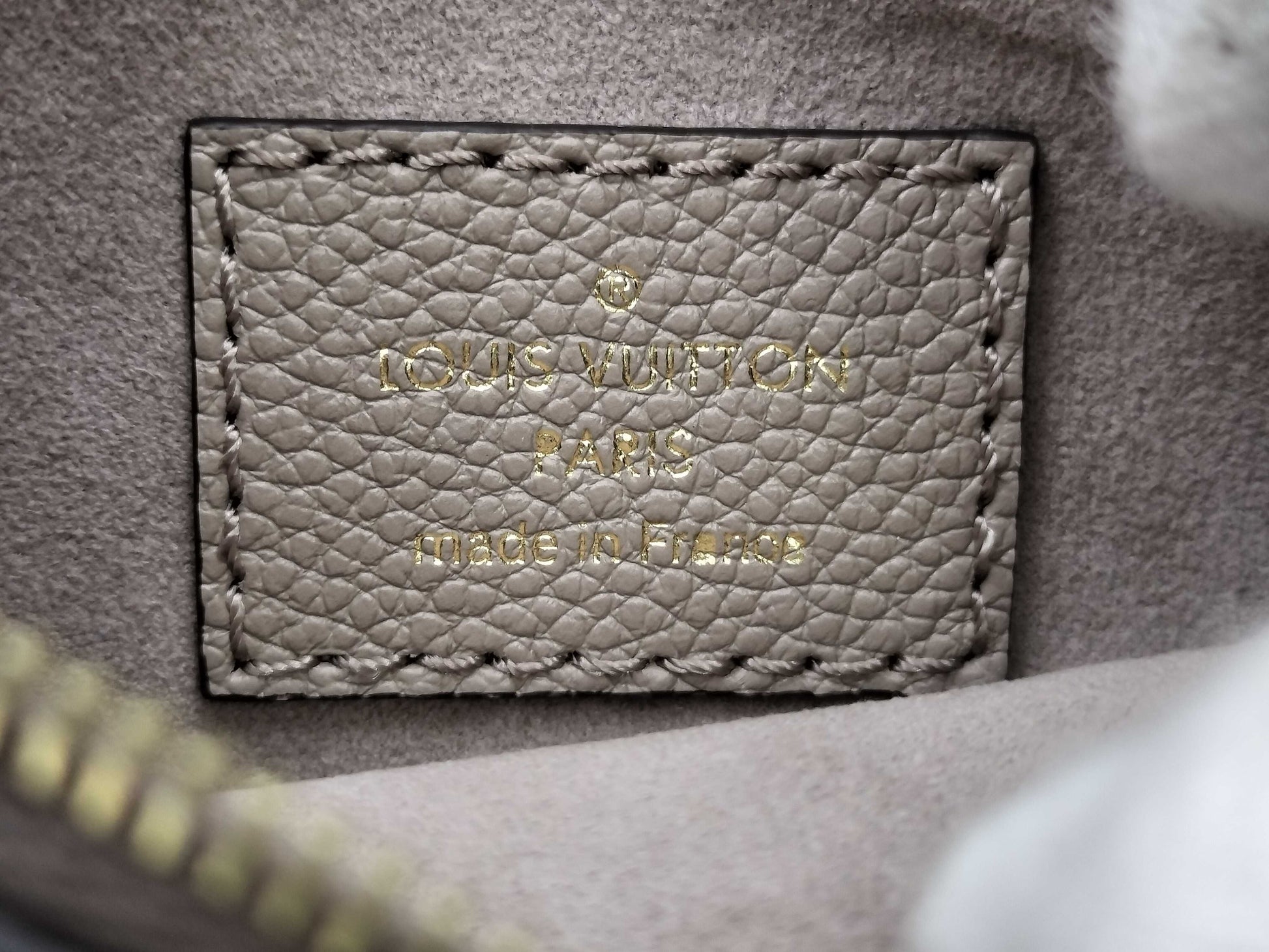 LOUIS VUITTON Monogram Empreinte M25453 Bundle Leather Two-Tone Handbag