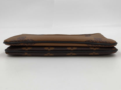 LOUIS VUITTON Monogram M69203 Monogram Reverse Pochette Double Zip Shoulder Bag