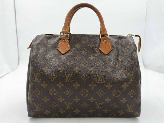LOUIS VUITTON Monogram Speedy 30 Boston Bag