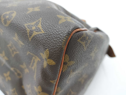 LOUIS VUITTON Monogram Speedy 30 Boston Bag