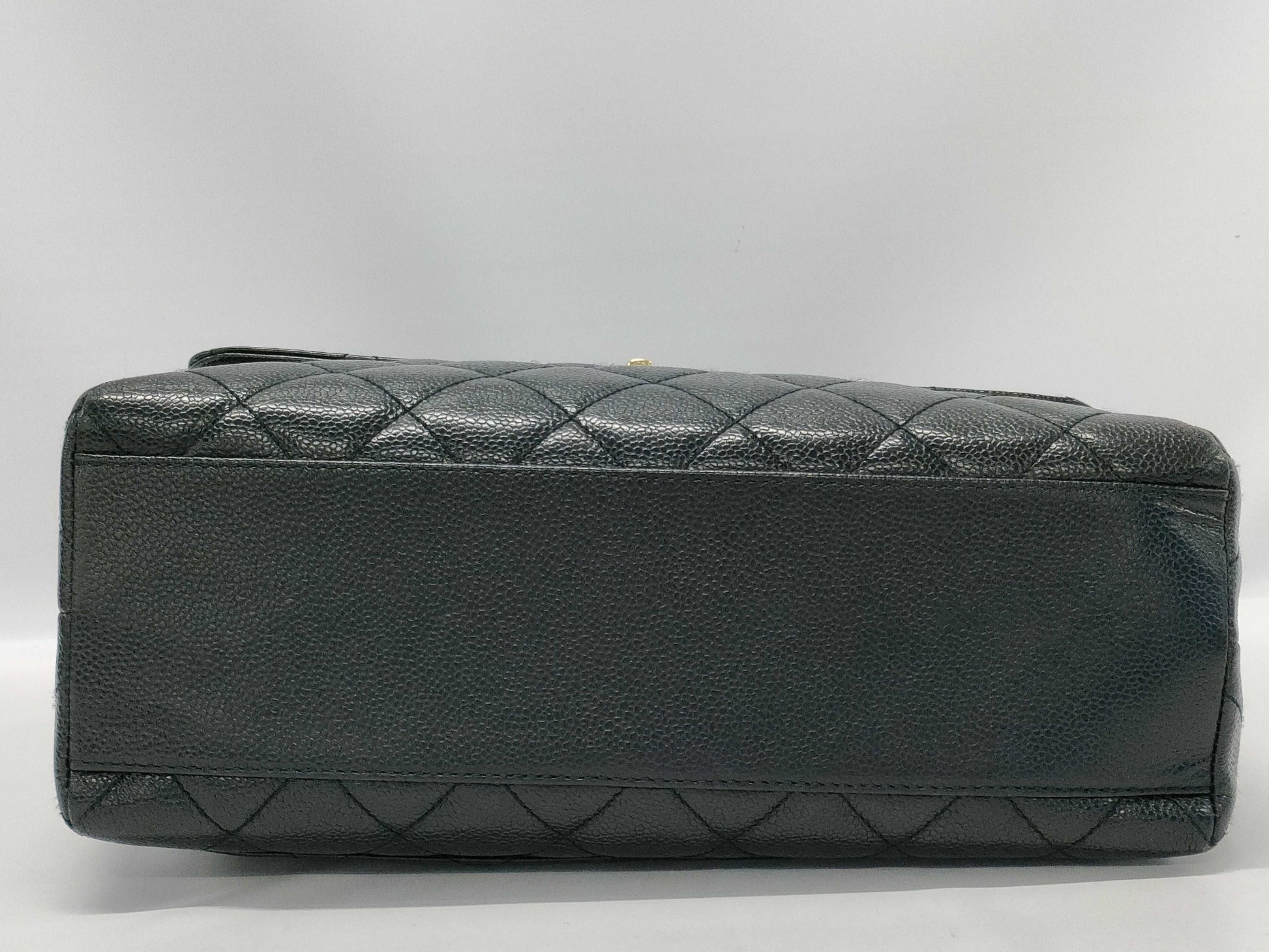 CHANEL Caviar Skin Top Handle Handbag