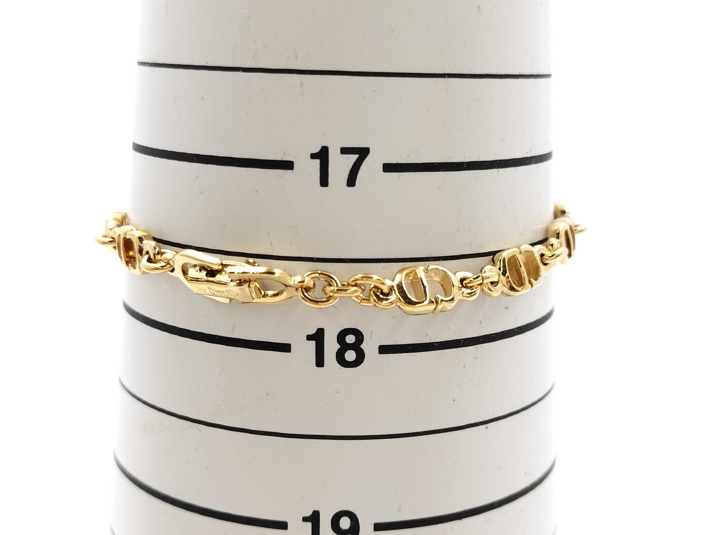 Dior CD Logo Gold Vintage Bracelet/Bangle