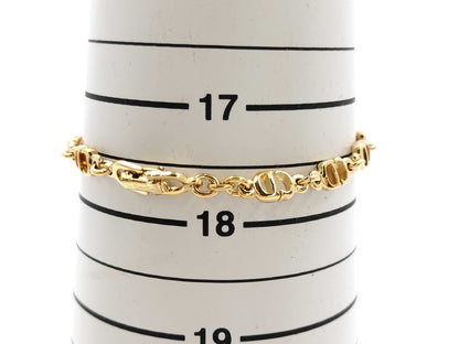 Dior CD Logo Gold Vintage Bracelet/Bangle