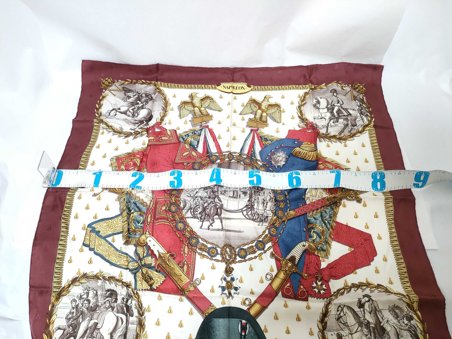 HERMES Carre Carre 90 LEDOUX Scarf