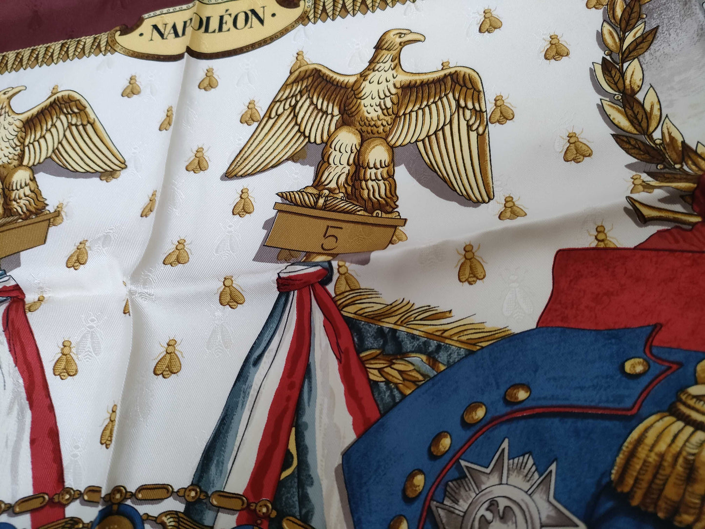 HERMES Carre Carre 90 LEDOUX Scarf