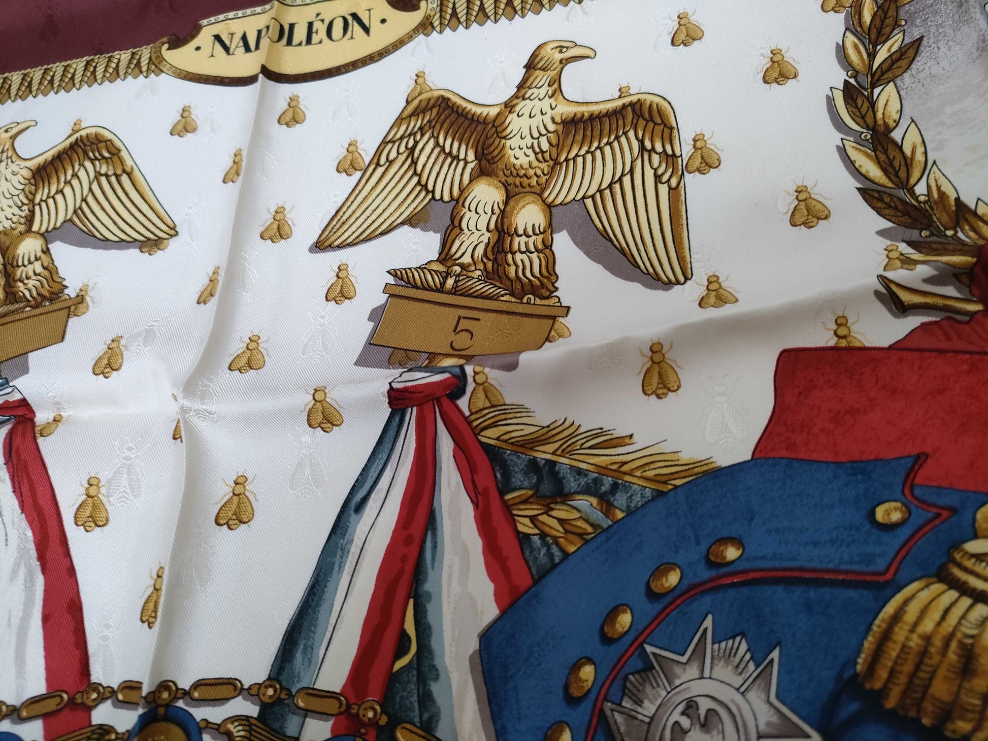 HERMES Carre Carre 90 LEDOUX Scarf