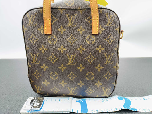 LOUIS VUITTON AR0042 Monogram M47500 Spontini Handbag without Shoulder Strap