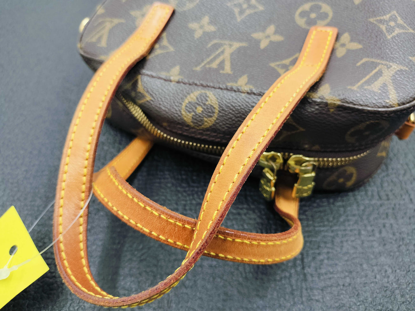 LOUIS VUITTON AR0042 Monogram M47500 Spontini Handbag without Shoulder Strap