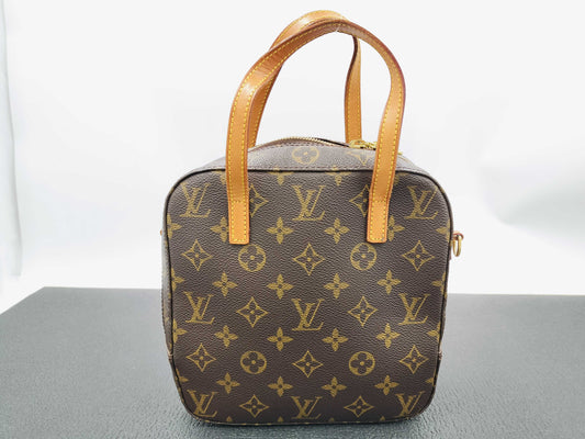 LOUIS VUITTON AR0042 Monogram M47500 Spontini Handbag without Shoulder Strap