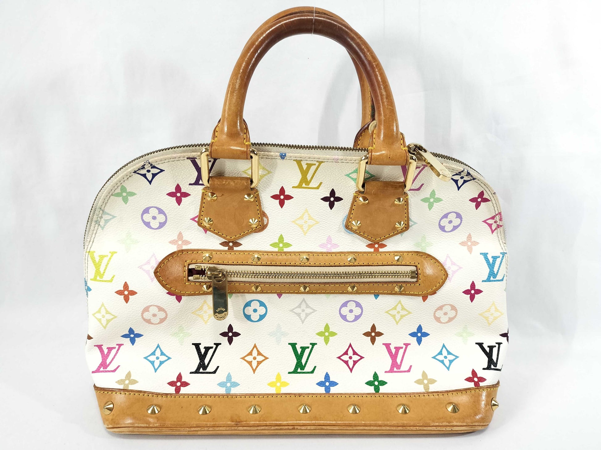 LOUIS VUITTON FL0084 Monogram Multicolore Bron Alma Handbag