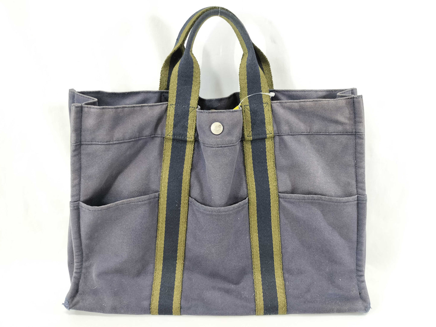 HERMES Foul Tou Navy/Khaki Handbag