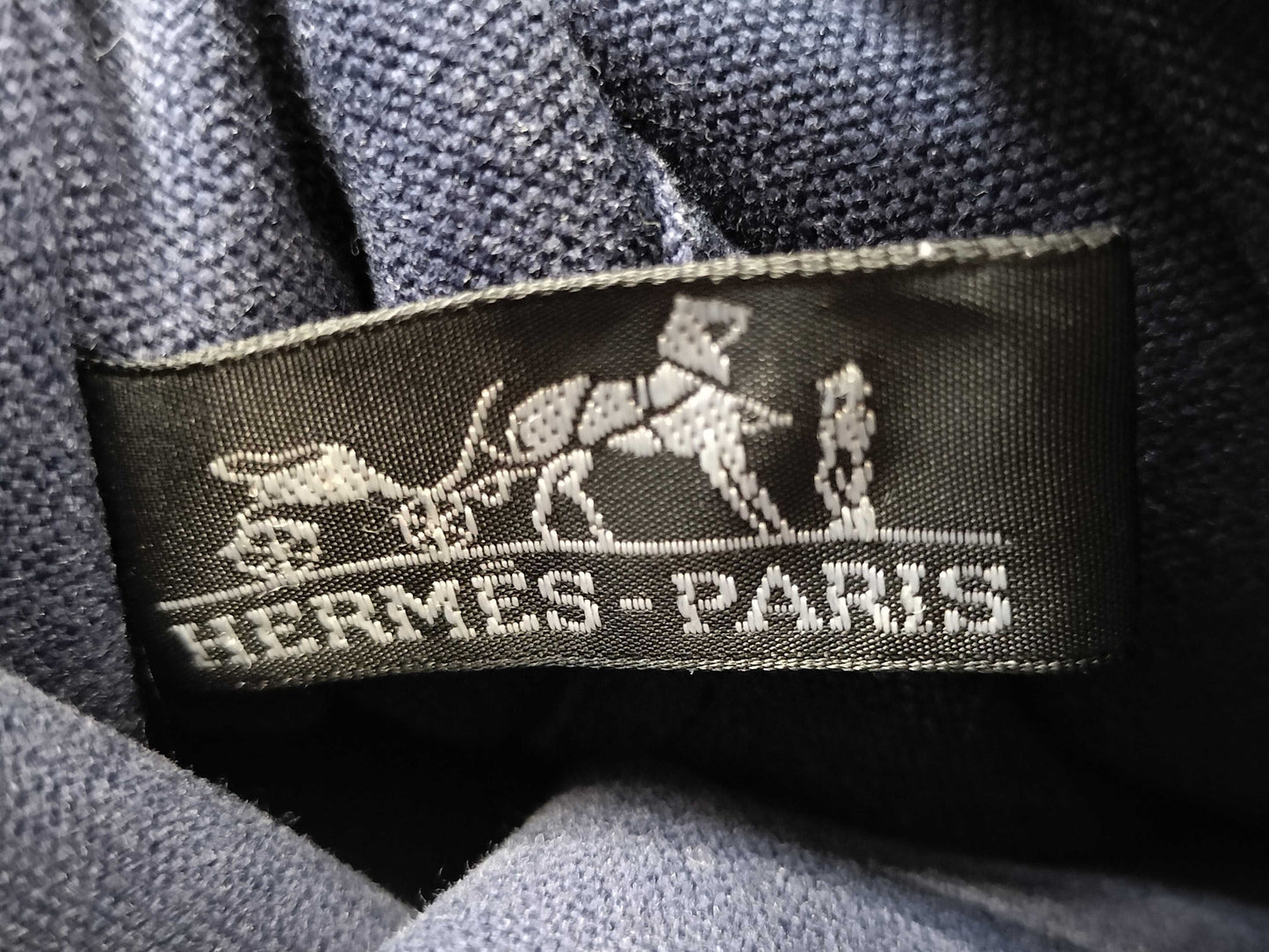 HERMES Foul Tou Navy/Khaki Handbag