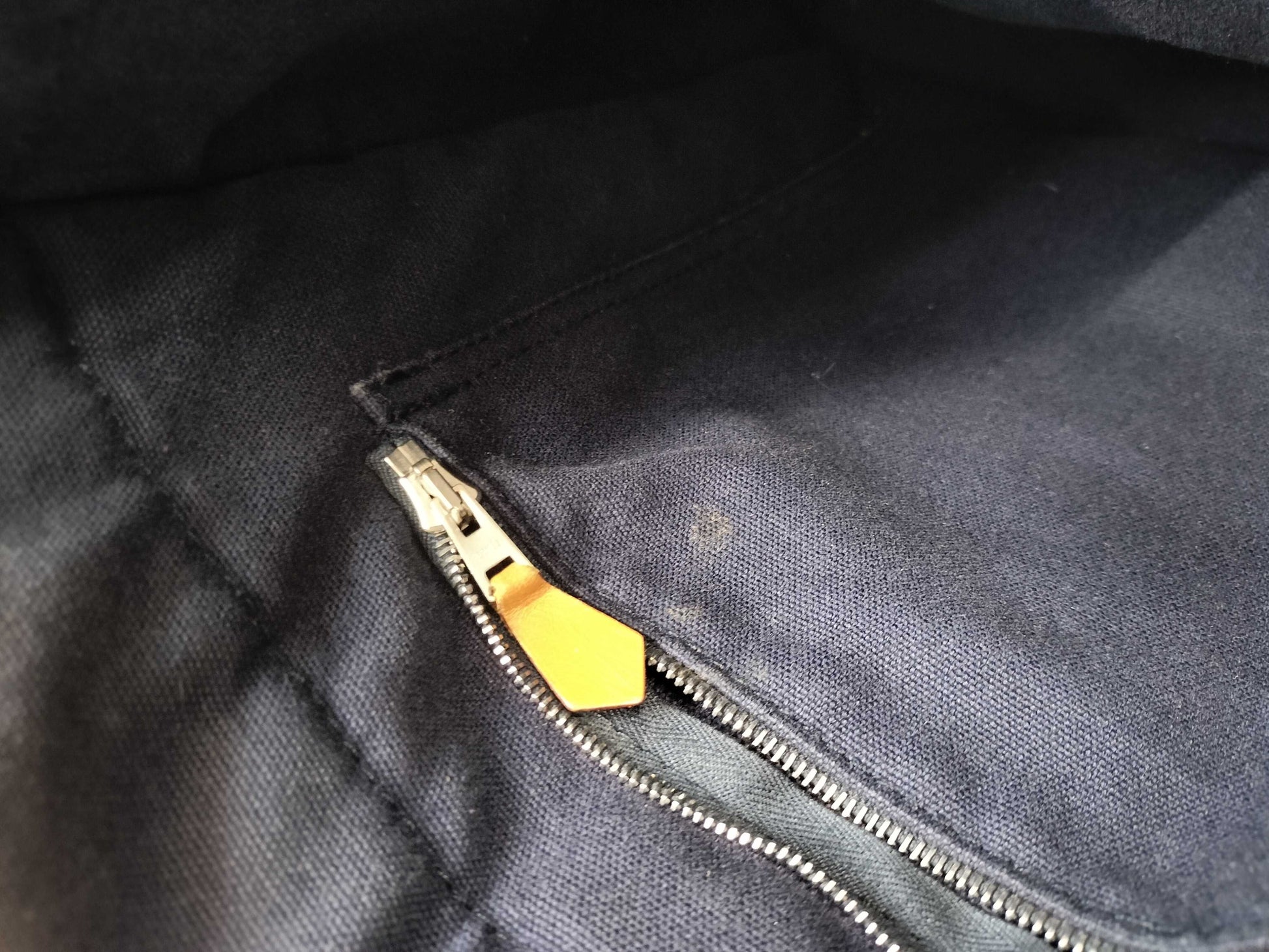 HERMES Foul Tou Navy/Khaki Handbag