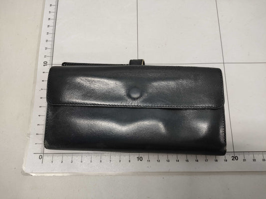 HERMES Saumur Diane calfskin black wallet
